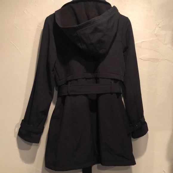 Steve Madden All Weather 3/4 length hooded jacket. Size S - Picture 7 of 7